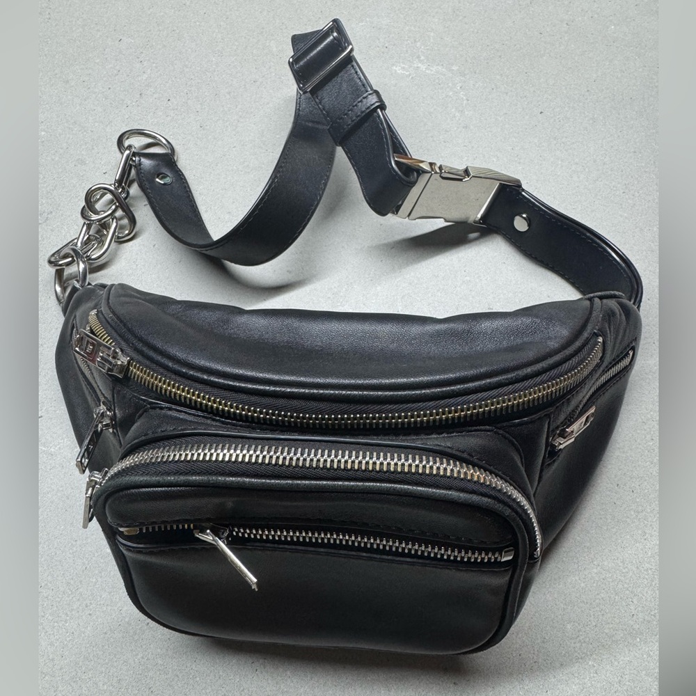 Alexander Wang Black Leather Belt Bag